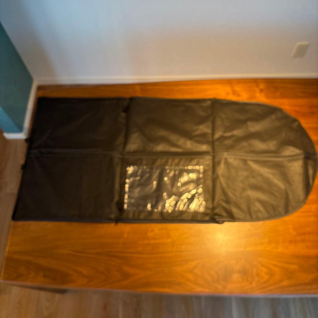 Azabu Tailor Garment Bag, Dark Gray, Checkered Pattern, Set of 5