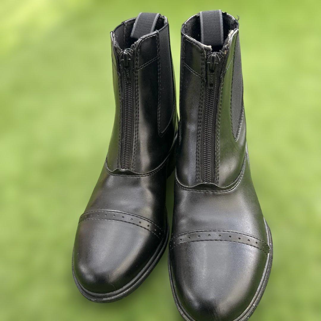 black leather