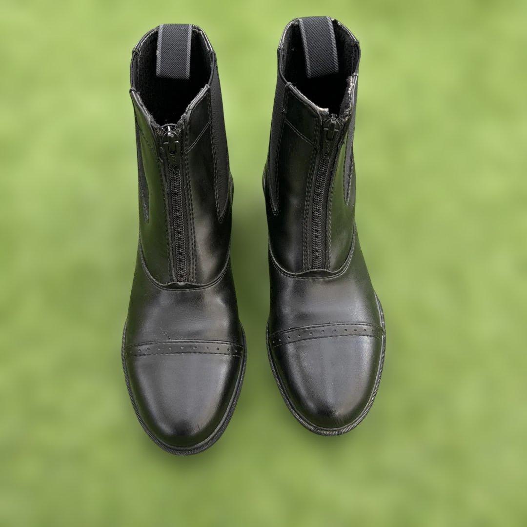 black leather