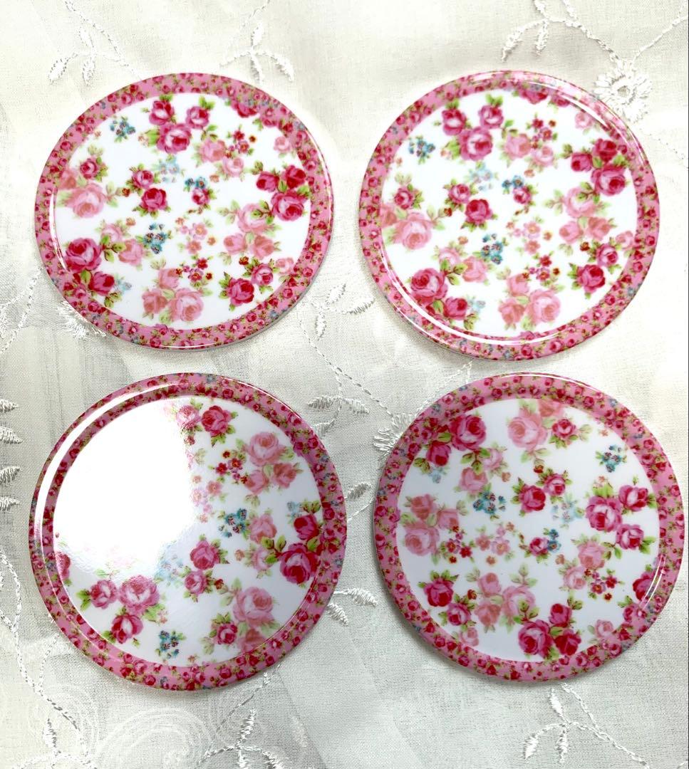 Rose, Rose, Fairy Tale, Floral Coaster, Gorgeous, Antique Goods, Bulk Sale ①