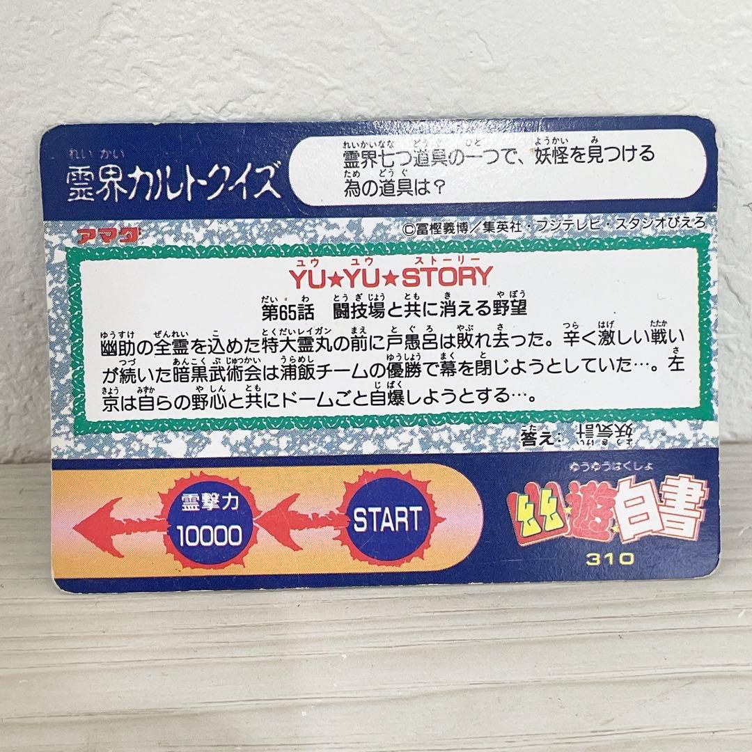 yu hakusho<br>carddass<br>bandai<br>amada<br>set