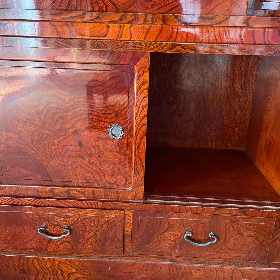 Zelkova tea cabinet