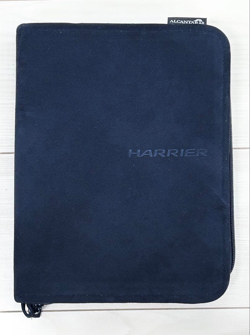 【Rare/Genuine】30 Series Harrier Alcantara Vehicle Inspection Certificate Case HARRIER