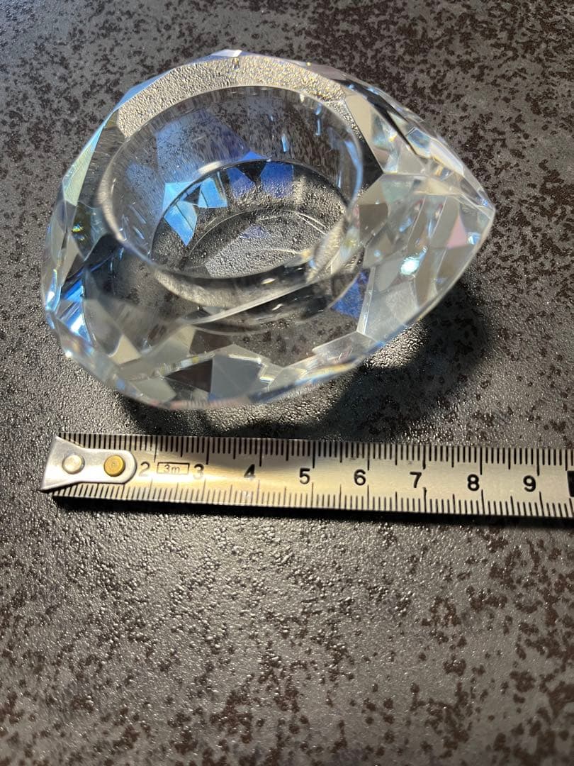 Glass Object Set of 3