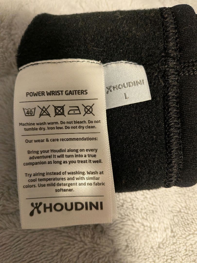 HOUDINI Power Wrist Gaiter Black L Size