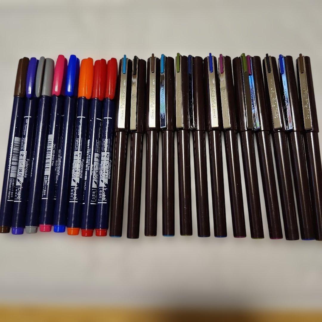 Pentel Sign Pen, Tombow Brush Pen Set