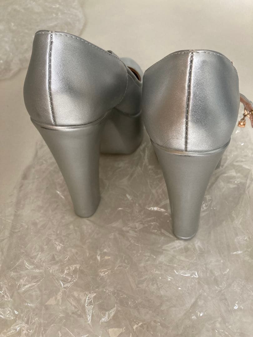 Wedding Shoes ★ 23.5 cm ★ 15 cm Heel ★ Silver
