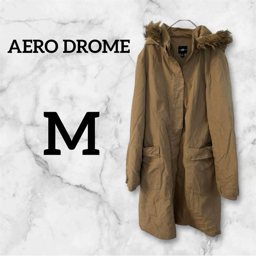 One-of-a-kind ✨️ AERO DROME Hooded Mod Coat, Size M, Beige