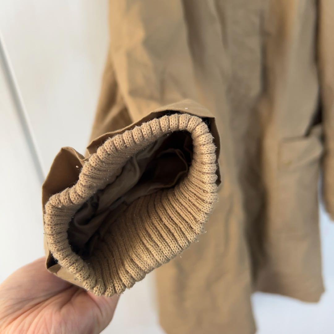 beige hooded