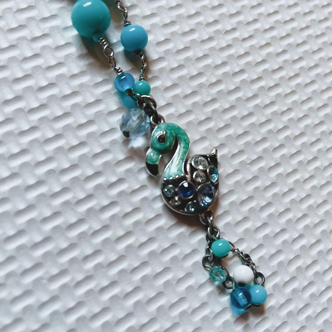 Like New: Anna Sui Anklet Bracelet for Women with Bird Motif
