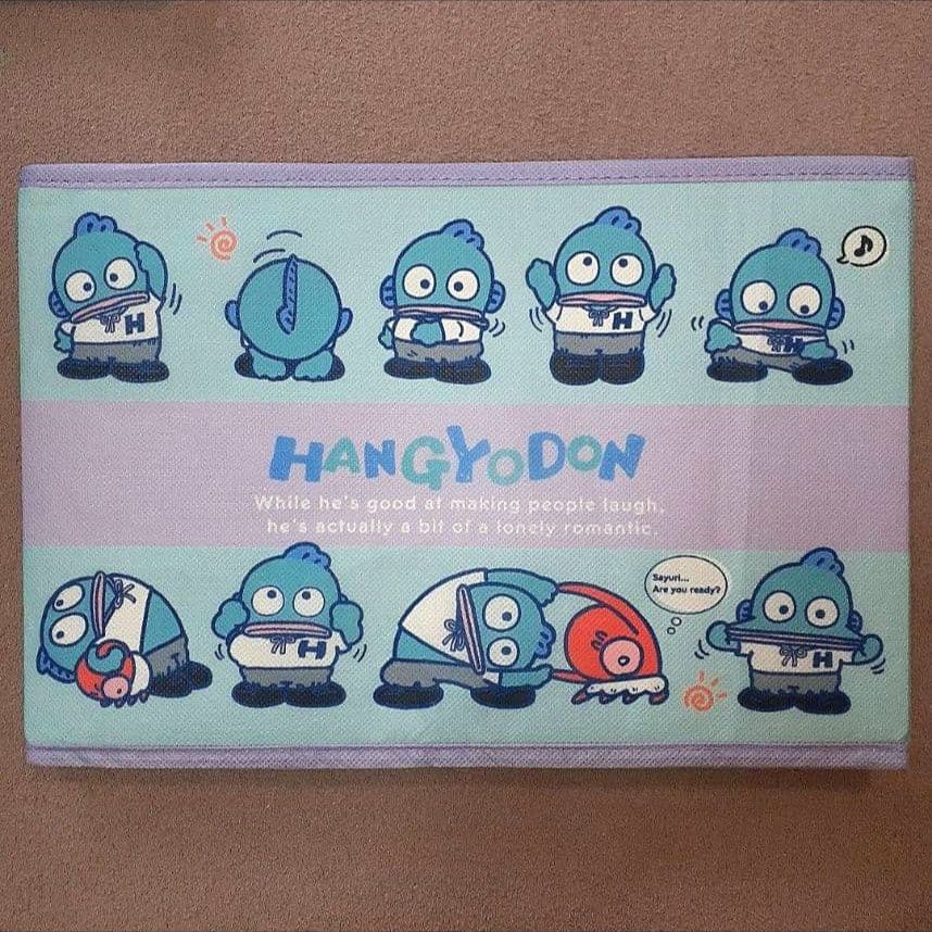 Color Box Storage Case Shimamura Hangyodon Sanrio BOX