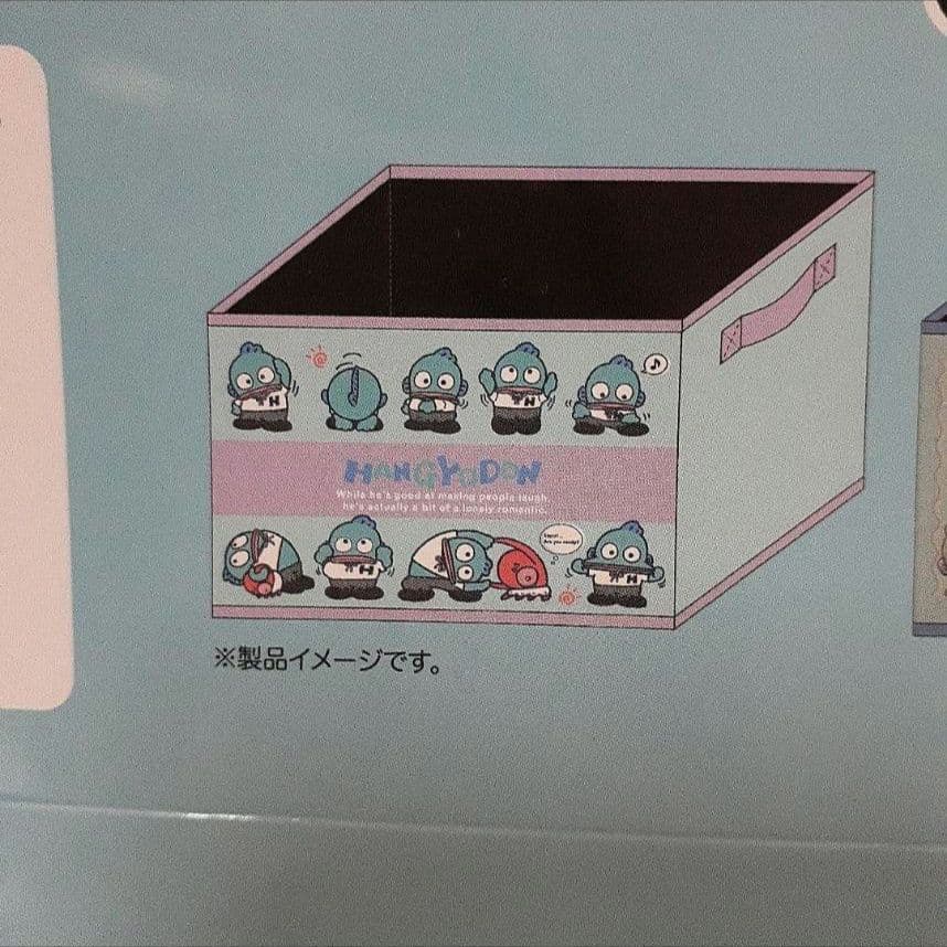 Color Box Storage Case Shimamura Hangyodon Sanrio BOX