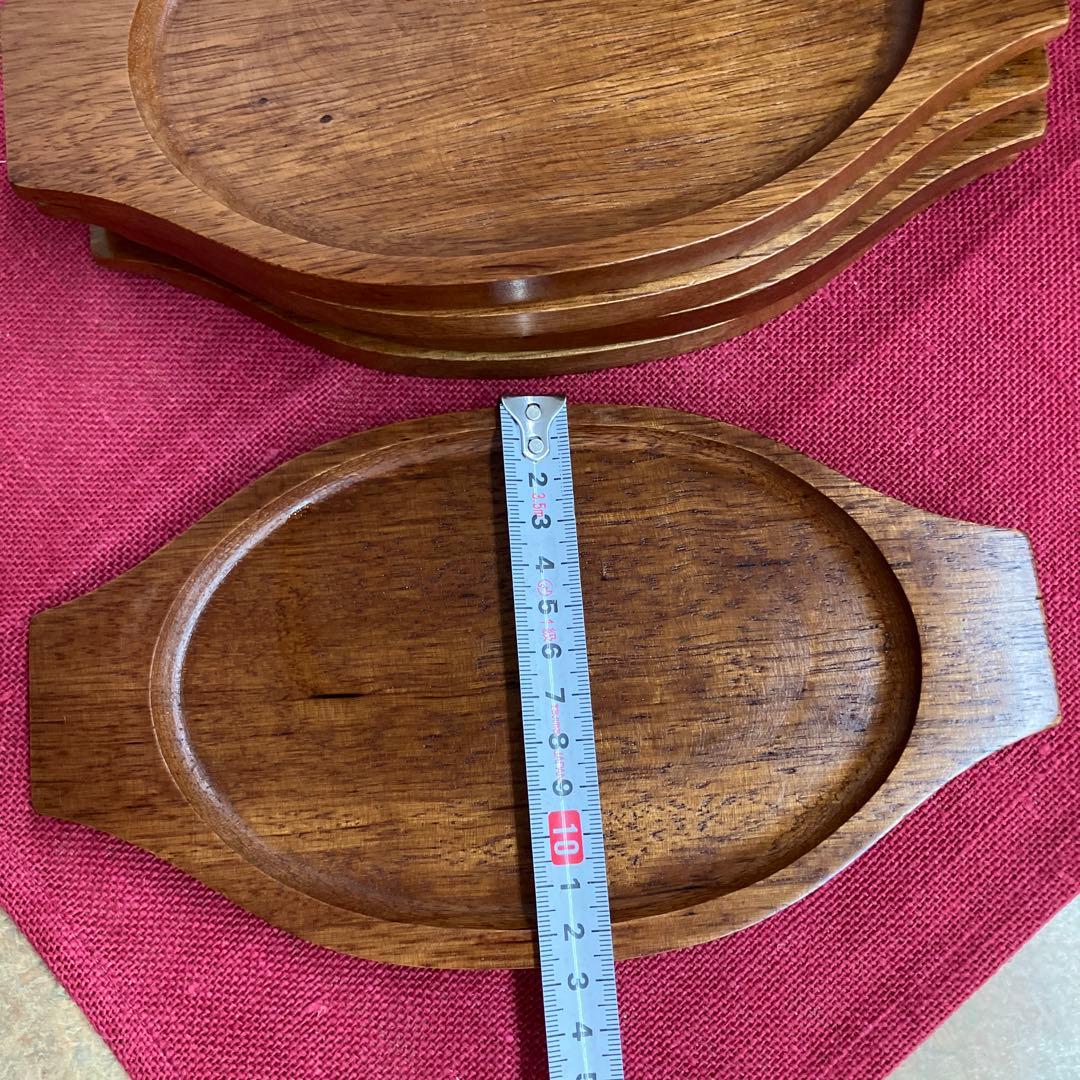 ② Wooden gratin dish holders (set of 5)