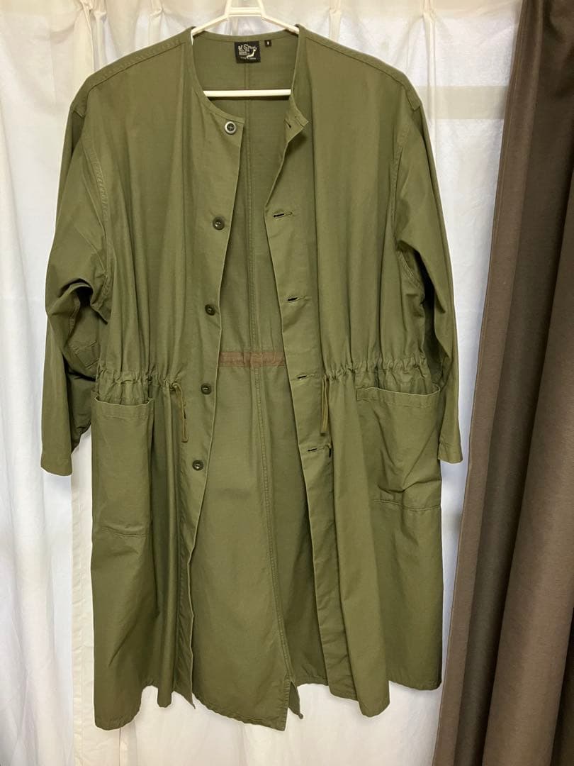 orSlow No Collar Coat Army