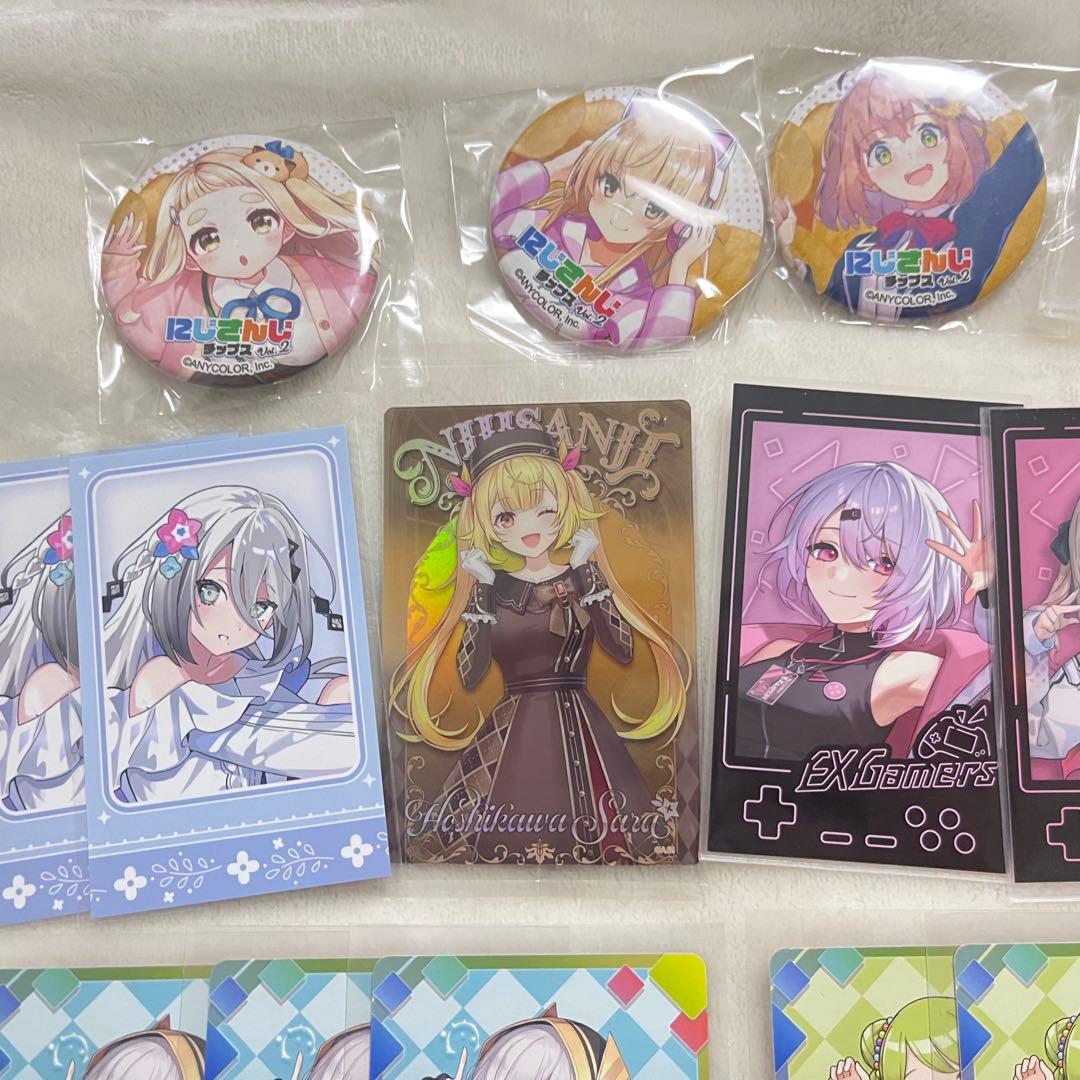 Nijisanji Chips Card Cheki Bundle Sale