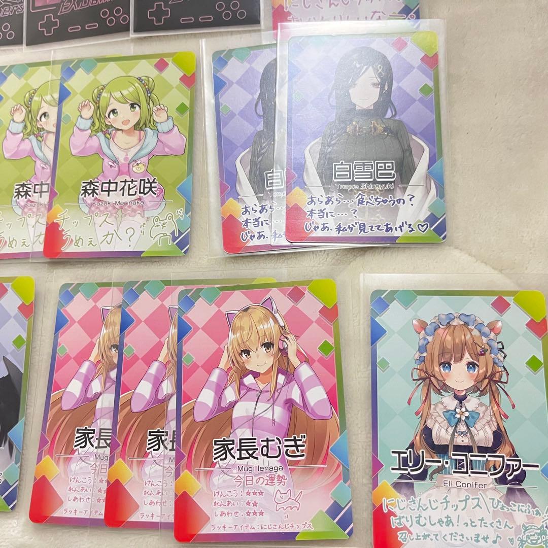 Nijisanji Chips Card Cheki Bundle Sale