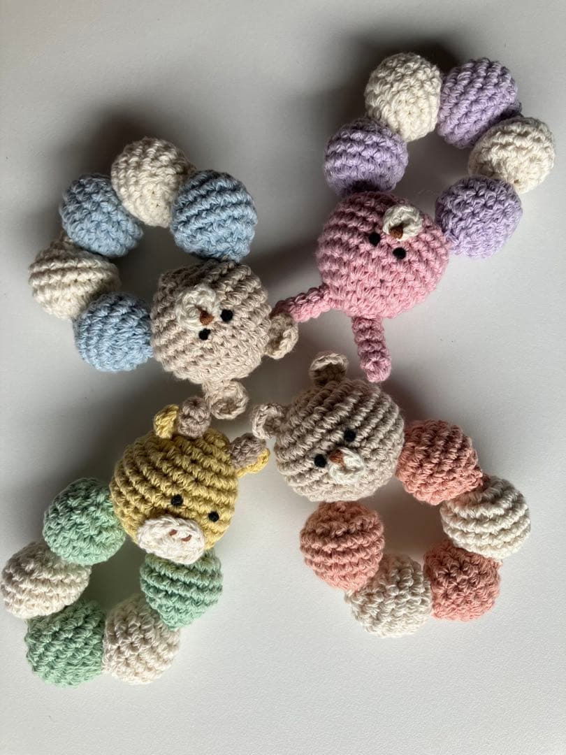 Final Price Drop! Choose 2: Crochet Baby Rattles