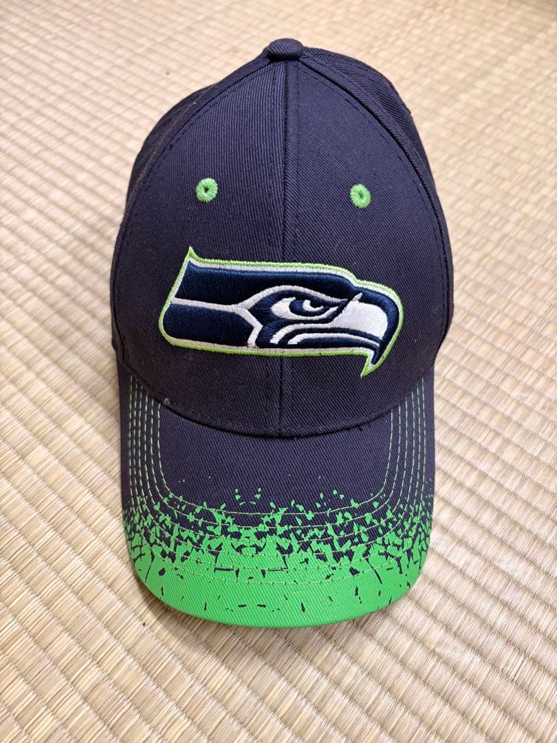 Seattle Seahawks Cap Navy/Green