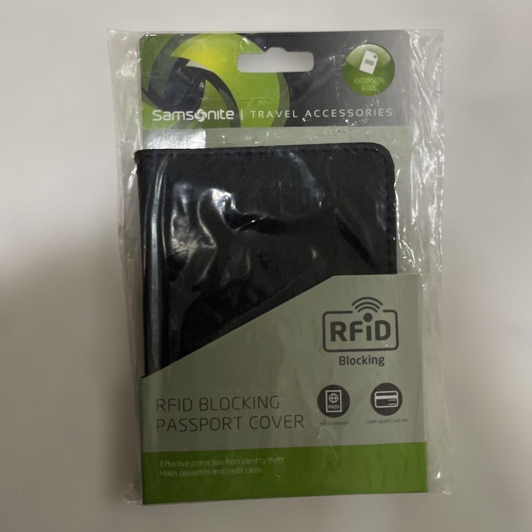 Samsonite RFID Blocking Passport Cover, Black