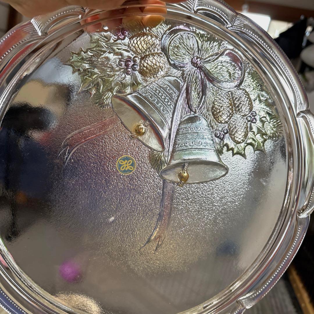 Cake Plate, Serving Platter, HOYA Crystal, Perfect for the Season, Thick, Substantial Feel, Beautiful Condition