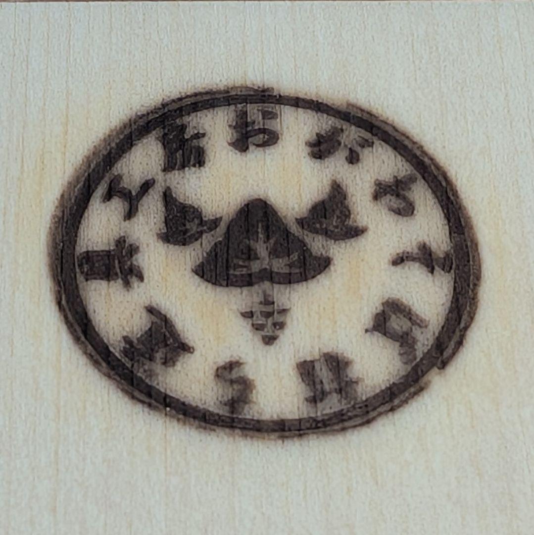 Koma-ita (Soba Noodle Board) 220 x 260mm, Hiba Wood and Karin Wood, Handmade