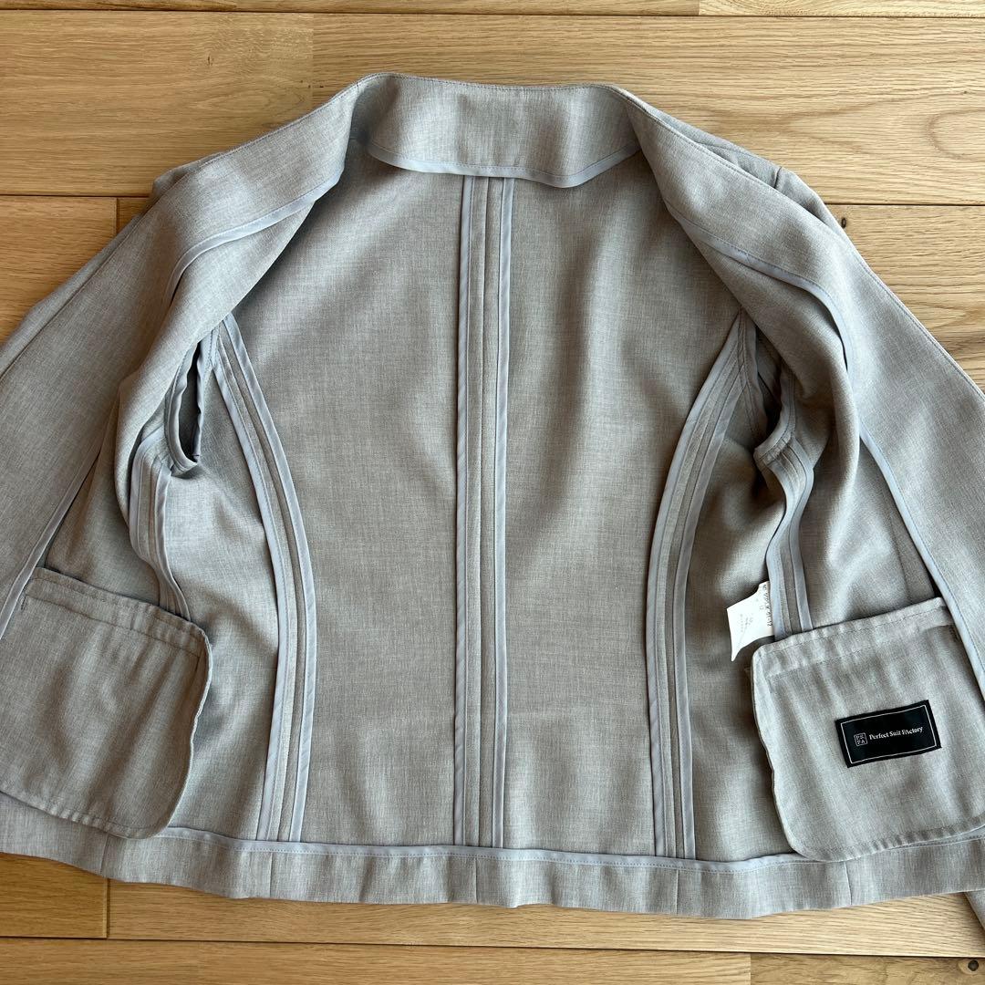 P.S.FA No-Collar Jacket, Size 7, Gray