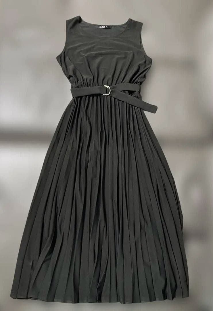 INGNI Sleeveless Long Maxi Dress M Black