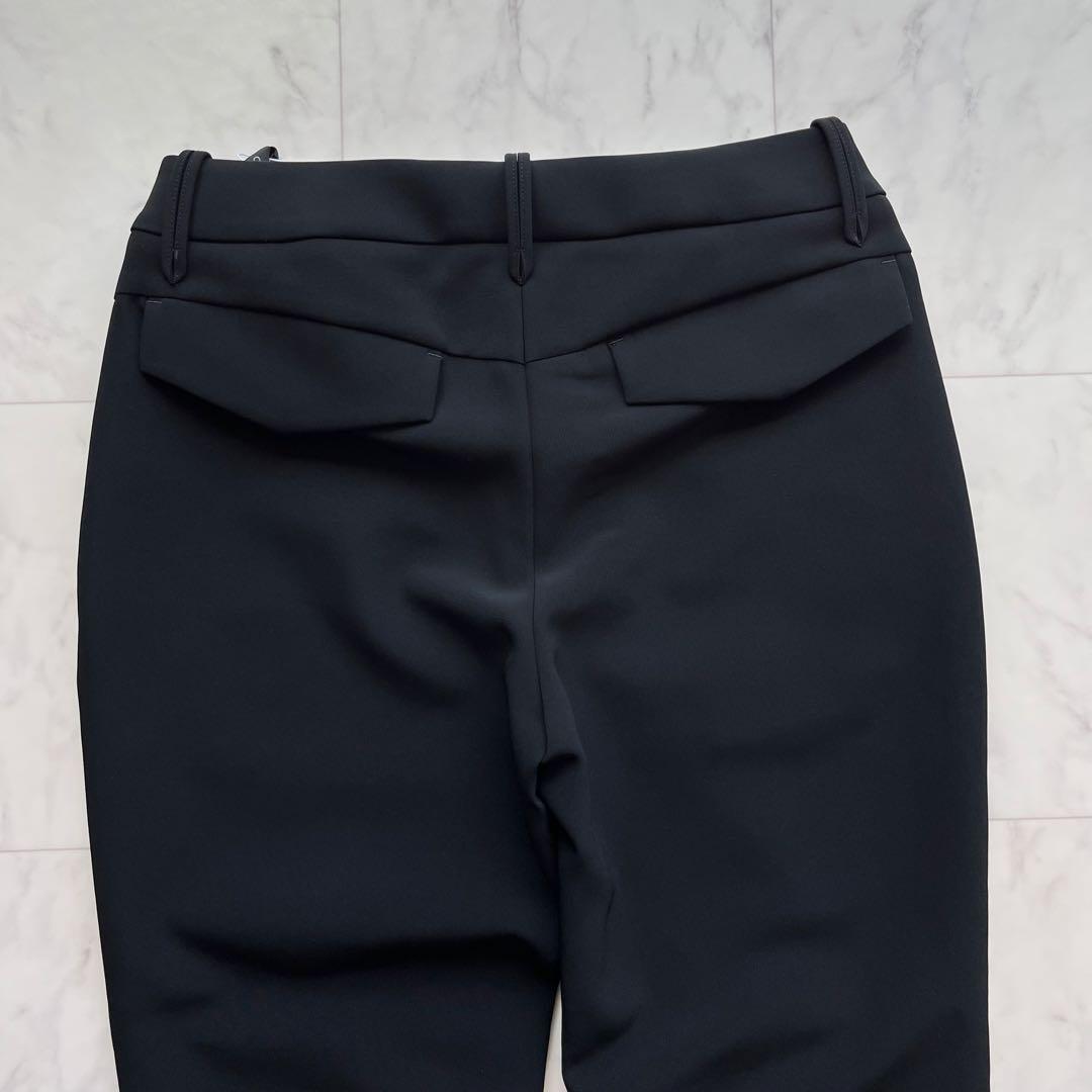 COTOO Cropped Pants with Tag - Beautiful Silhouette, Hem Embellishment, Made in Japan, Size 36, Black