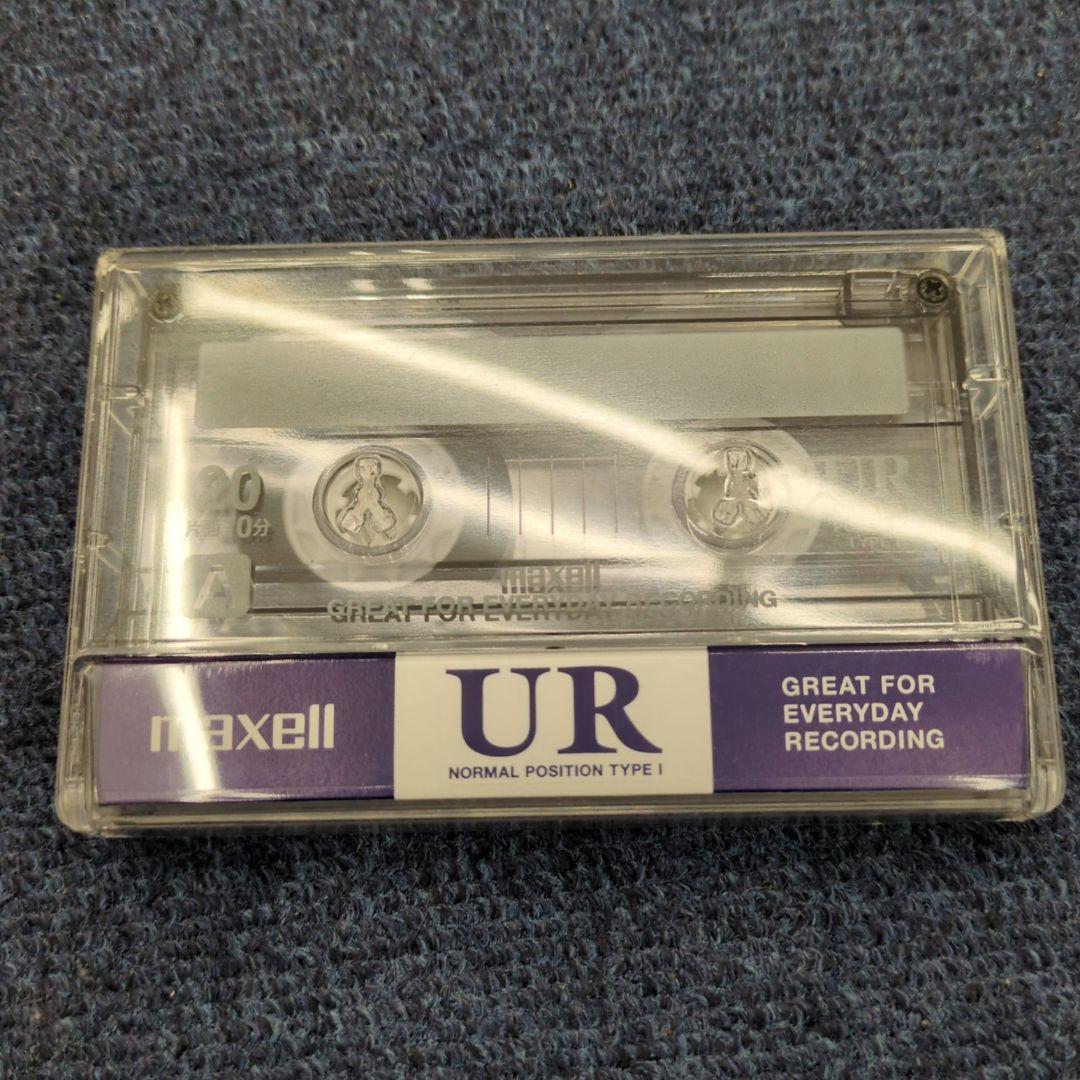 Maxell UR Cassette Tape, 20 Minutes, Set of 8