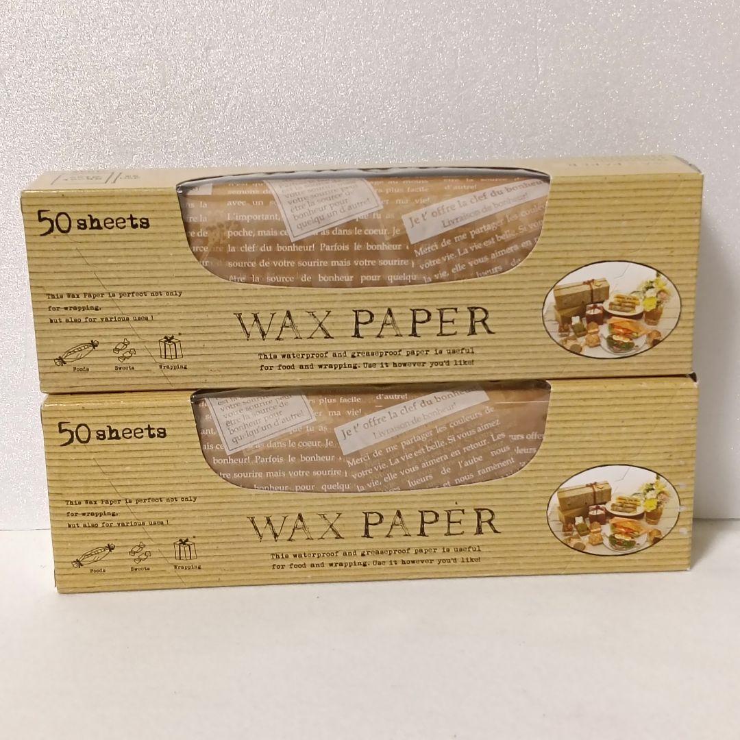 WP3500 Wax Paper Craft French 50 Sheets Set of 2