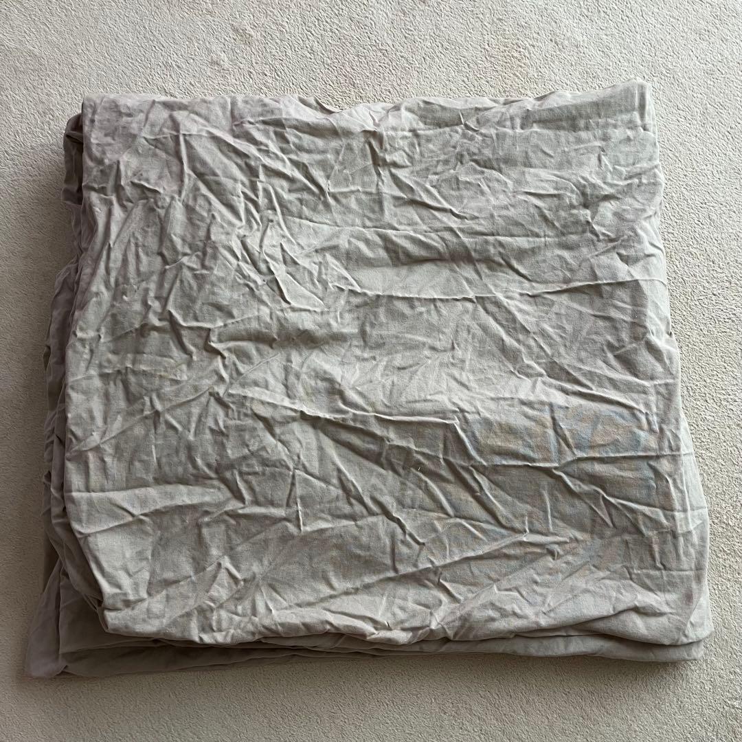 IKEA DVALA Fitted Sheet, Single, Beige, 90x200cm