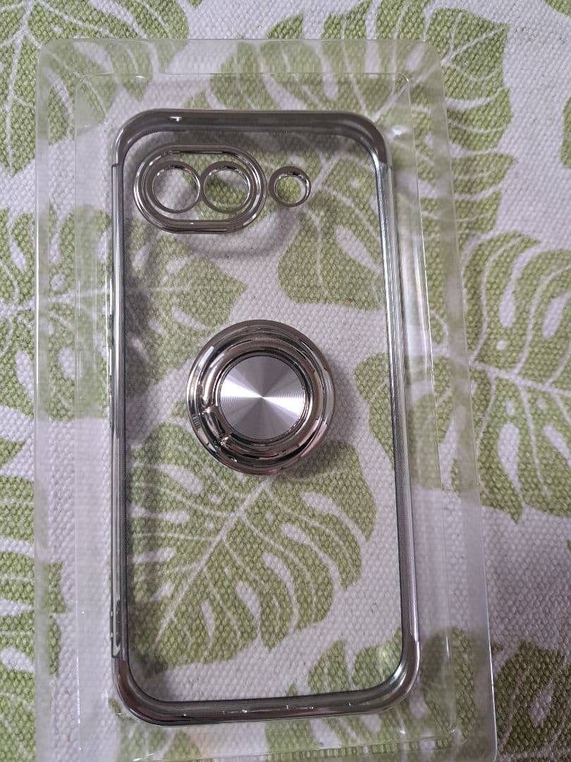Google Pixel 9a Case with Ring, Soft, Smartphone Case, Clear, Transparent