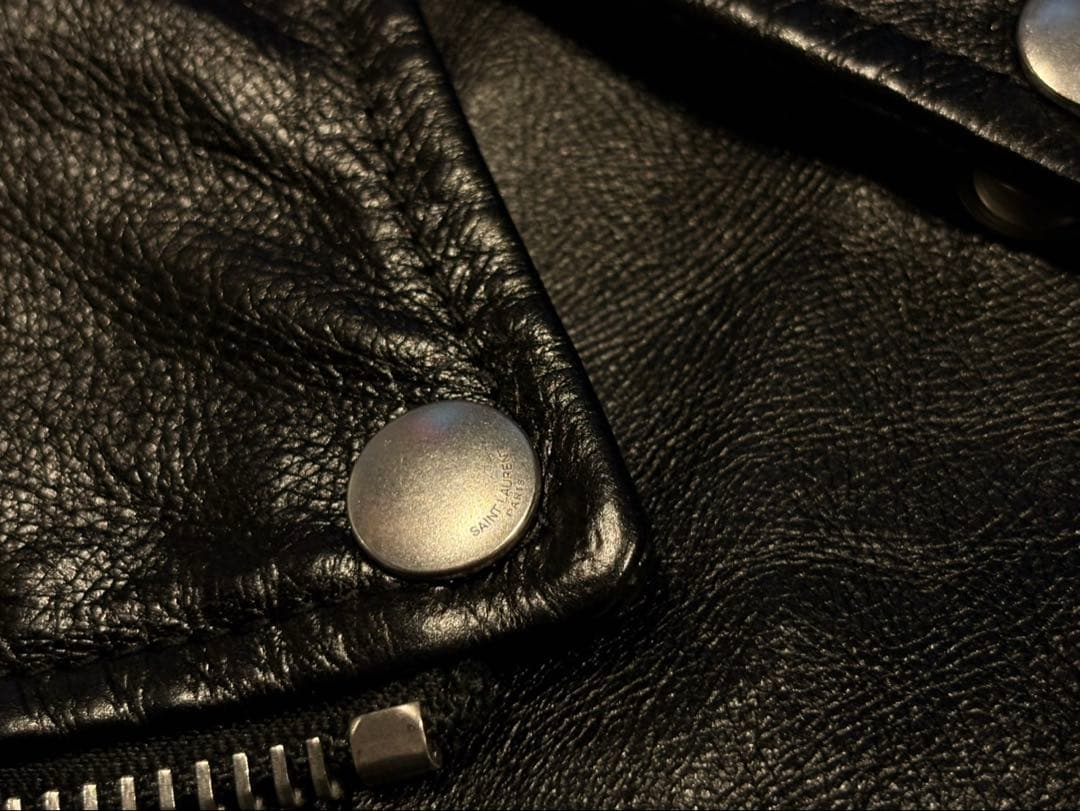 Rare Size 52! Saint Laurent Hedi Slimane Era Rider's Jacket