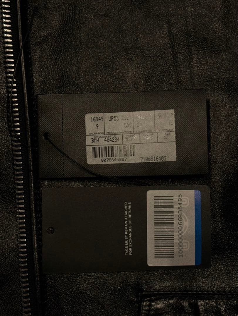 Rare Size 52! Saint Laurent Hedi Slimane Era Rider's Jacket