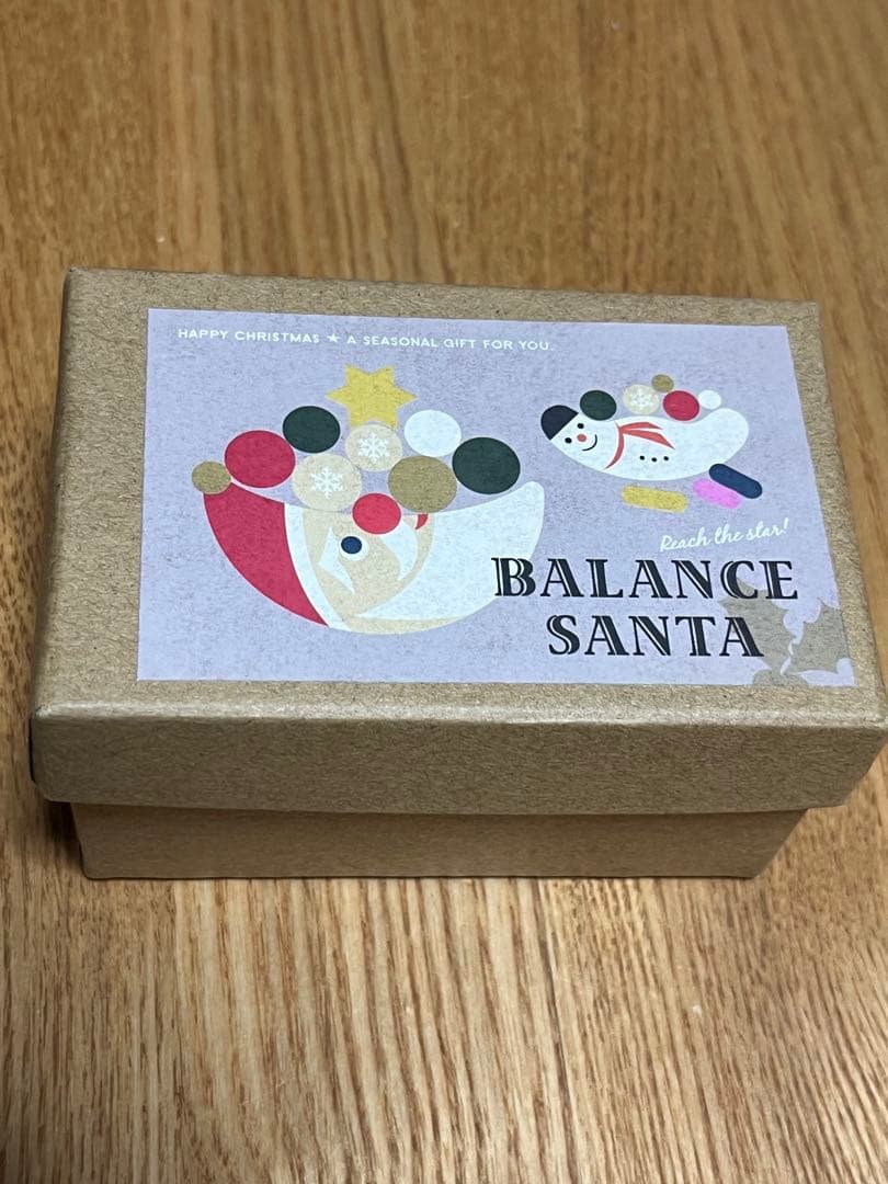 Christmas Mini Object - Balancing Santa - Wooden