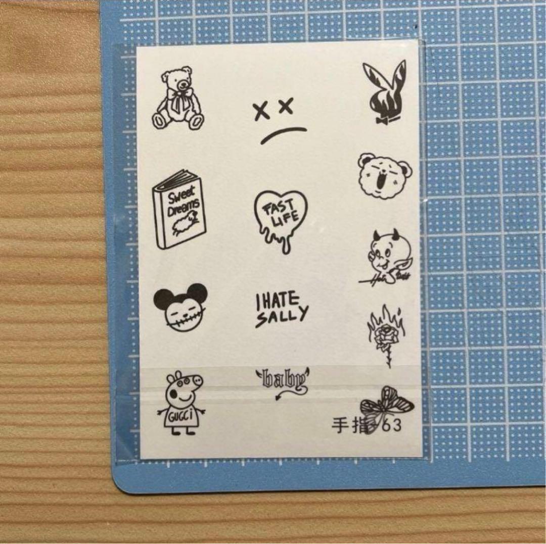 Jagua Tattoo Tattoo Sticker One Point Bear Plush Character S63