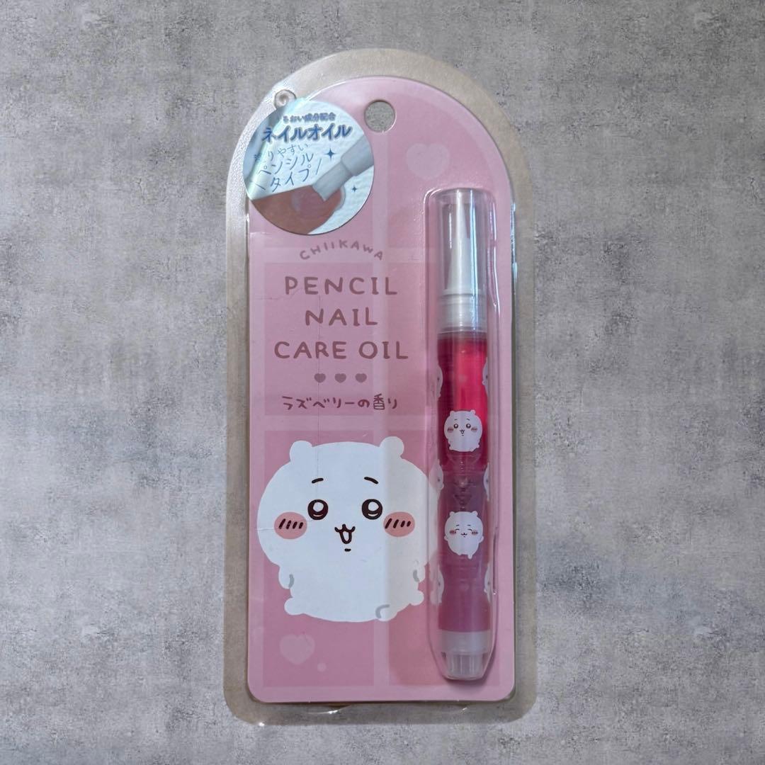 Chiikawa Pencil Nail Care Oil, Raspberry Scent