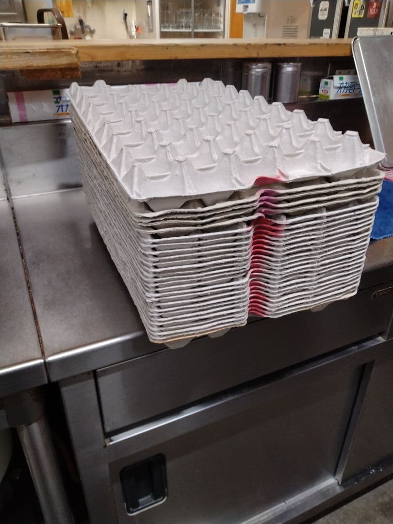 Egg carton, paper carton, 40 cells, 30 sheets