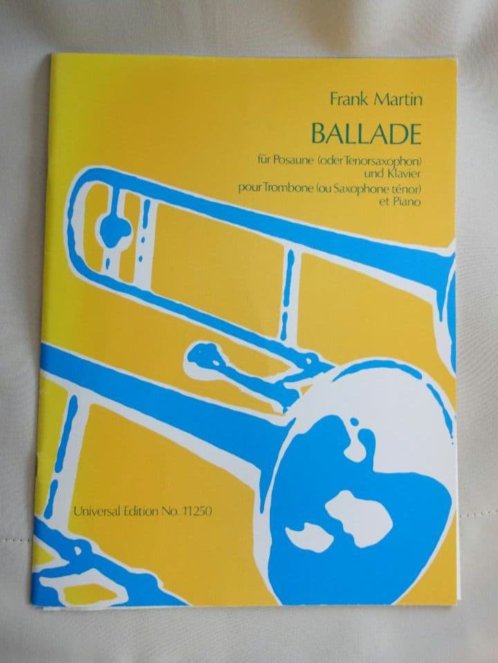 F. Martin Ballade for Trombone (or Tenor Saxophone)