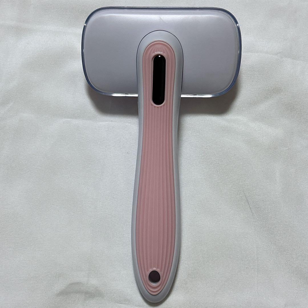 Pet Brush Pink for Dogs and Cats, 20x10.5cm, Deshedding Slicker Brush