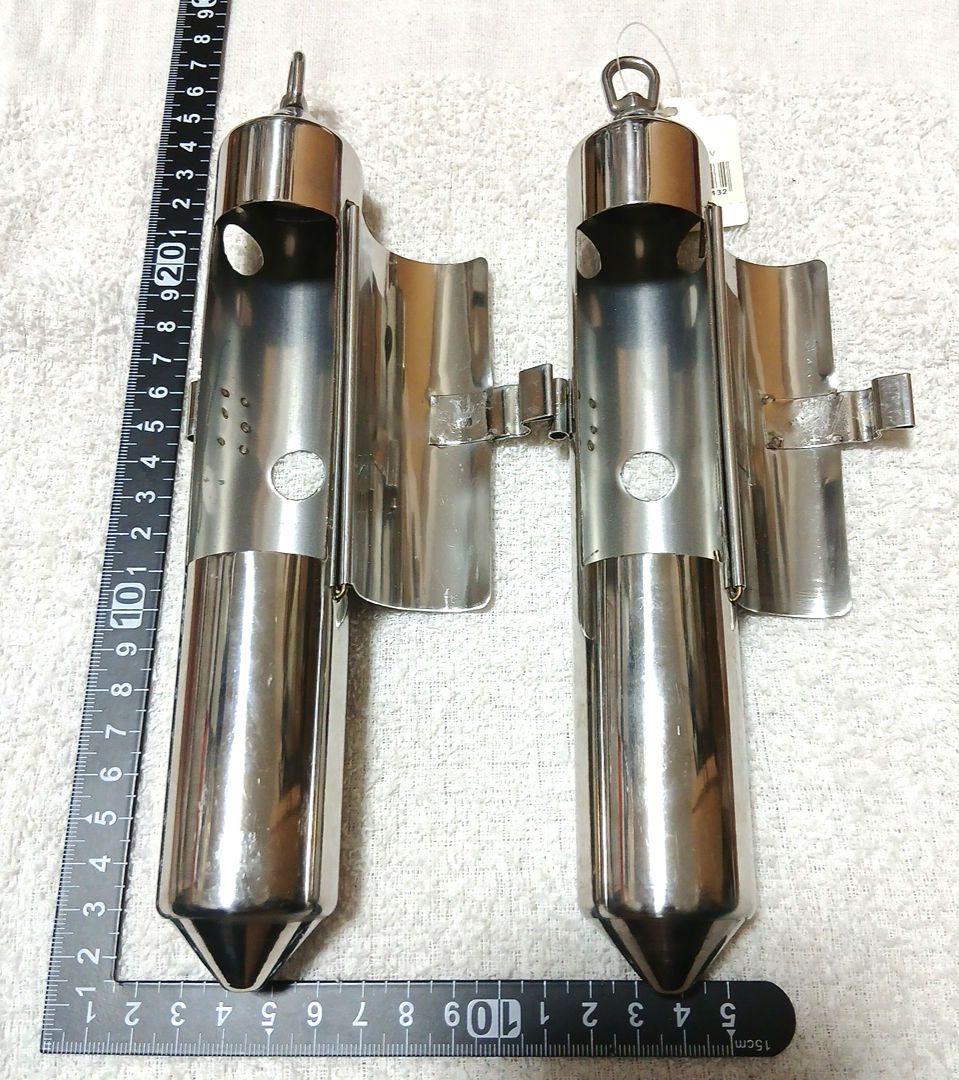 Stainless steel can, super long, size 100, size 80, unused. Chum fishing, yellowtail, iron mask.