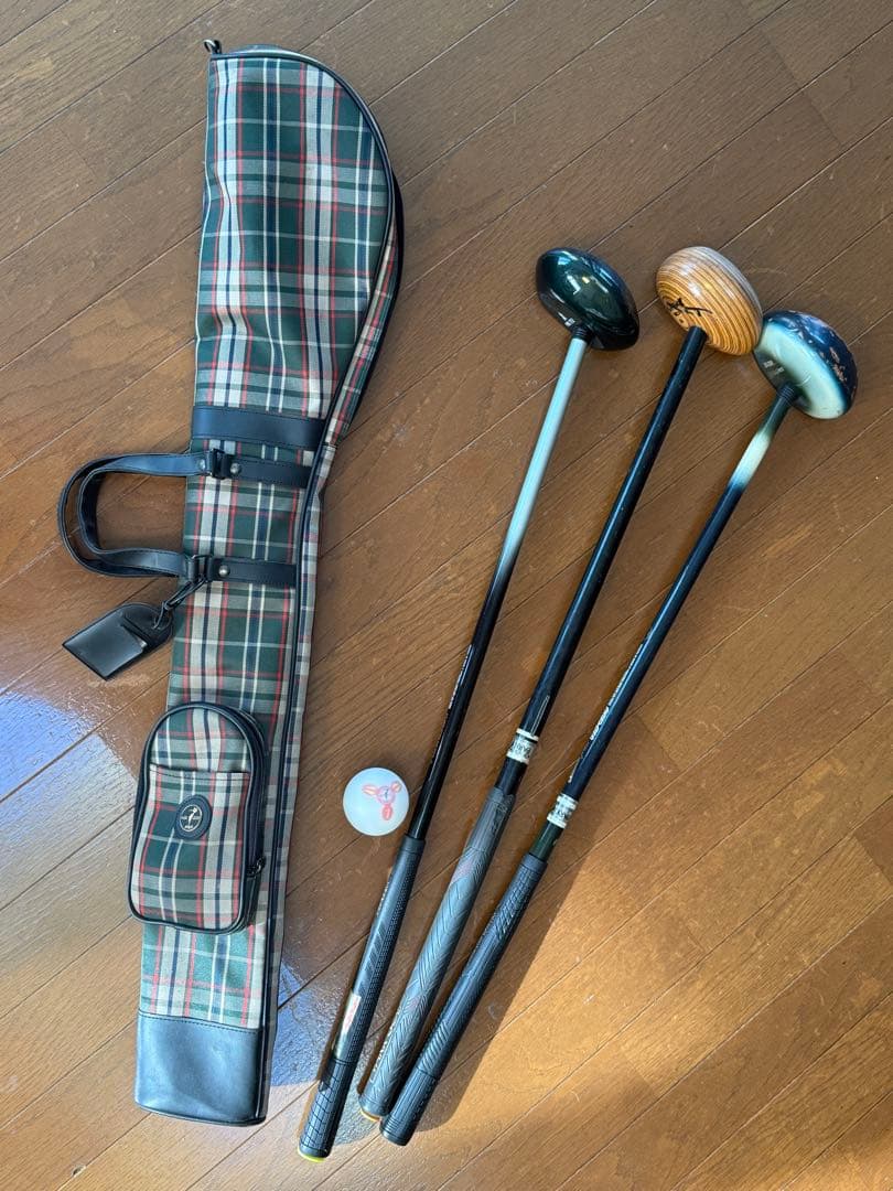 Famous Manufacturer!! Kawasaki Park Golf Club with Caddy Bag