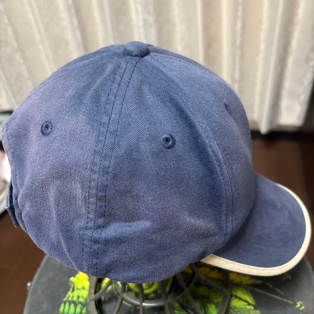 adidas Cotton Cap - Beige Embroidery, Navy/Beige