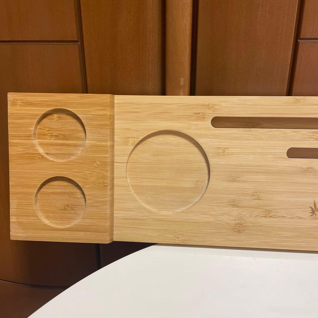 Bathtub Tray - Natural Bamboo