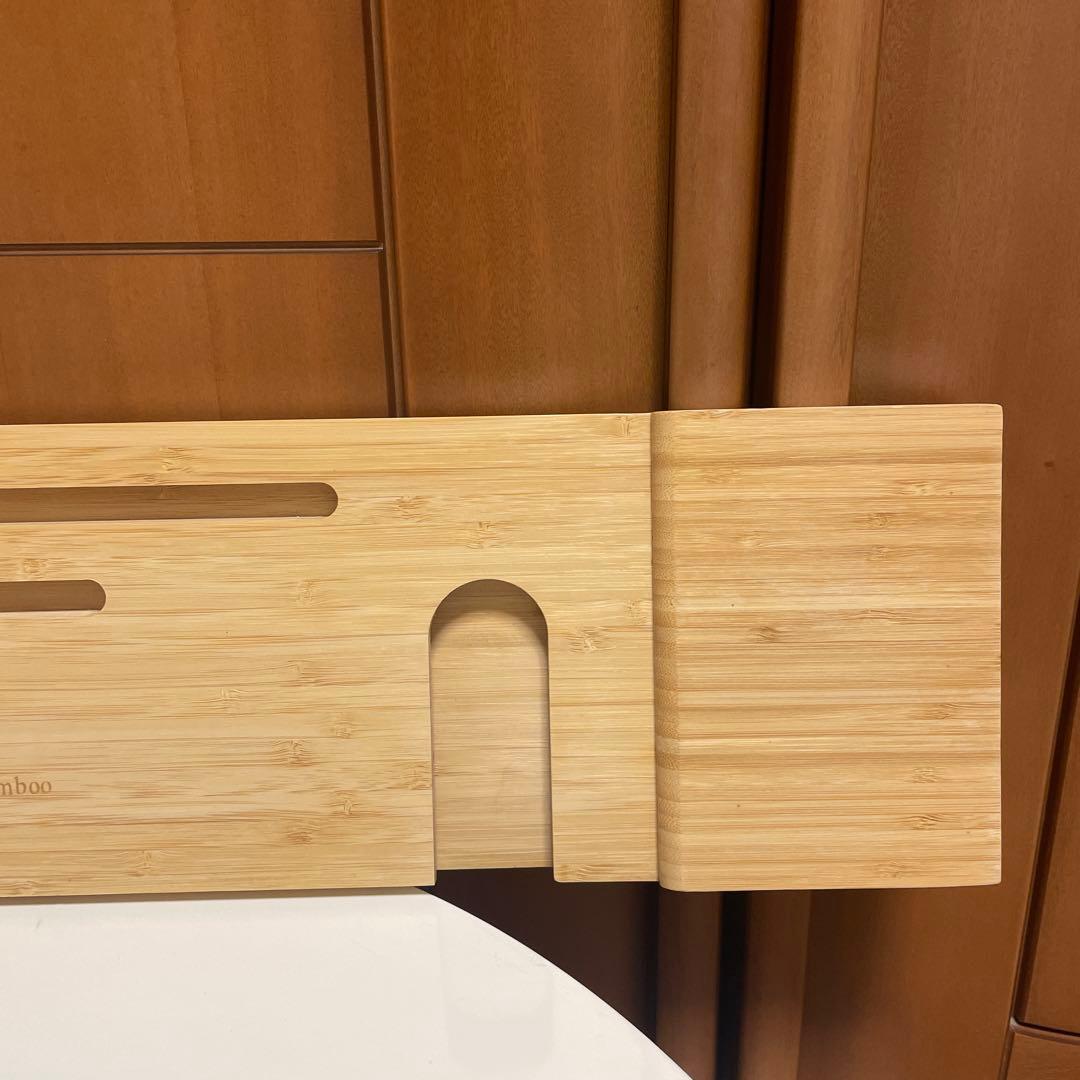 Bathtub Tray - Natural Bamboo