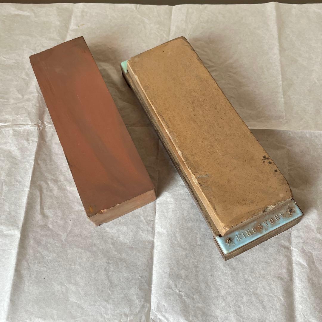 KINGSTONE Natural Stone Whetstone Medium Grit & Finishing Set