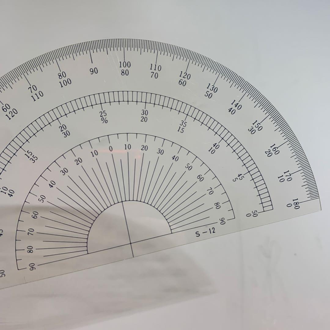 DRAPAS Precision Protractor, 12cm Diameter