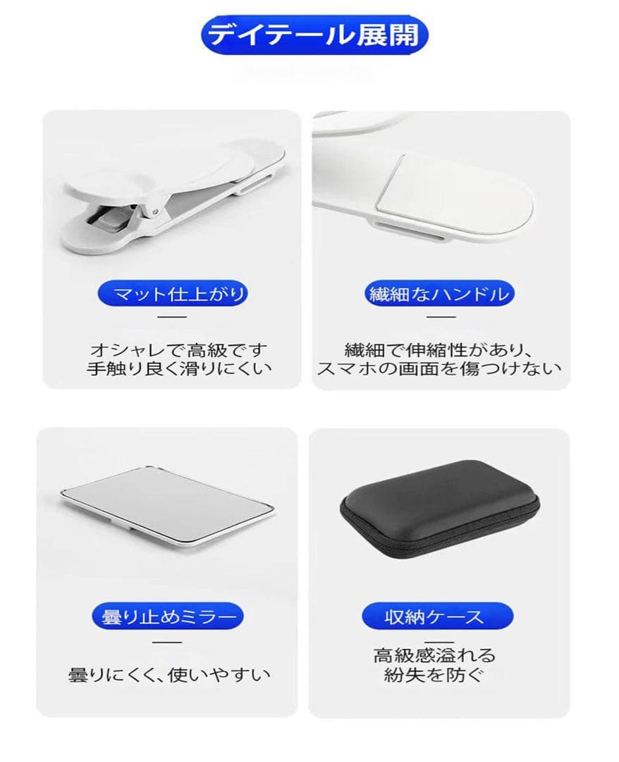 Smartphone lens clip that captures reflections, multi-functional smartphone lens clip, easy to operate