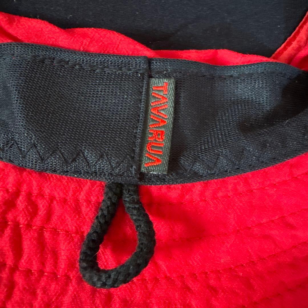 Red Tavarua Nylon Surf Hat Mesh