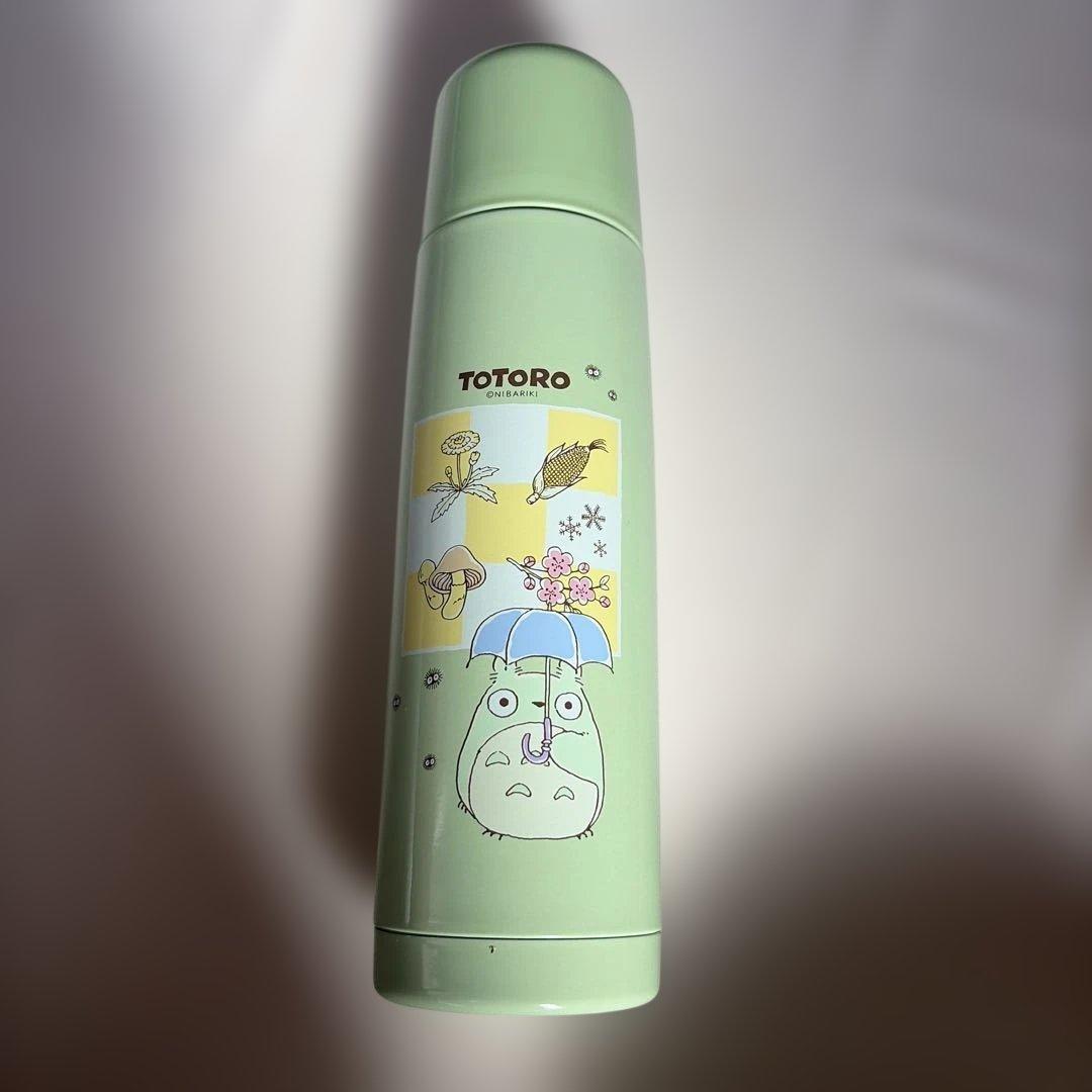 Totoro Water Bottle 470ml with Exclusive Case ★ Stainless Steel Bottle ★ Retro